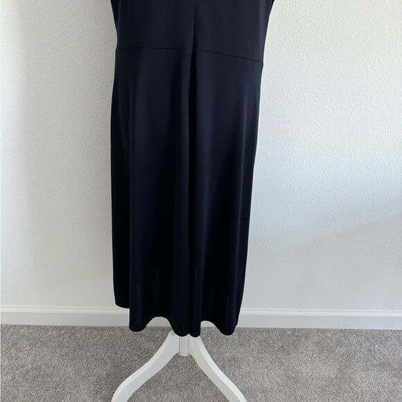 Elegant Black Wrap Dress Ralph Lauren size 16 - Picture 6 of 7